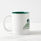 Acadia Nationalpark Berg Zweifarbige Tasse (Links)