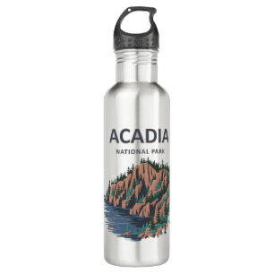 Acadia Nationalpark Cadillac Edelstahlflasche