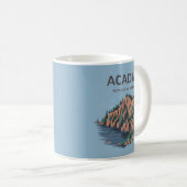 Acadia Nationalpark Cadillac Kaffeetasse (VorderseiteRechts)