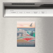 Acadia Nationalpark, Cadillac Mountain Magnet (In Situ (Geschirrspüler))