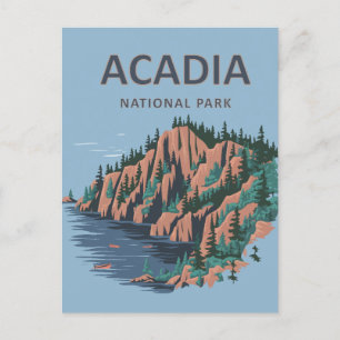 Acadia Nationalpark Cadillac Postkarte
