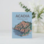Acadia Nationalpark Cadillac Postkarte (Stehend Vorderseite)