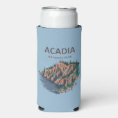 Acadia Nationalpark Cadillac Selters Dosenkühler (Seltzer Vorderseite)