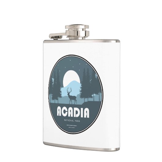 Acadia Nationalpark Deer Flachmann (Links)