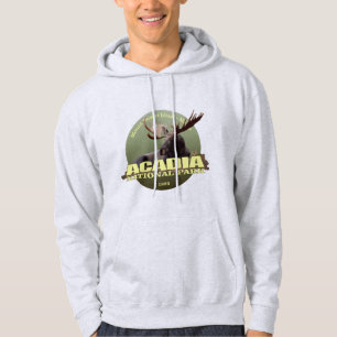 Acadia-Nationalpark (Elch) GEWICHT Hoodie