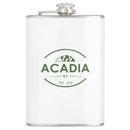 Acadia Nationalpark Flachmann (Vorderseite)