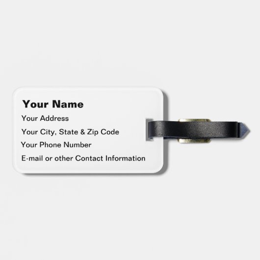 Acadia Nationalpark Gepäckanhänger (Rückseite horizontal)