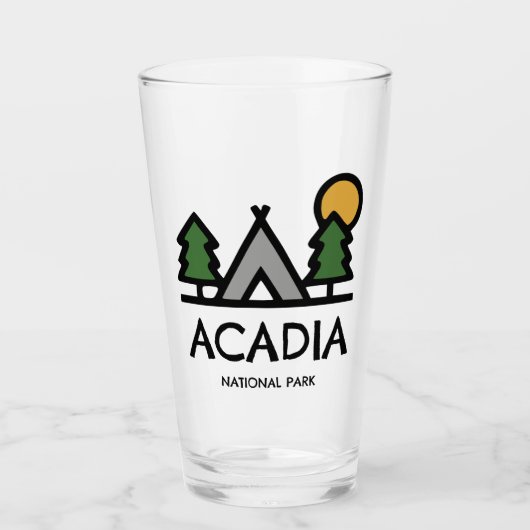 Acadia Nationalpark Glas (Vorderseite)