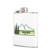 Acadia Nationalpark Grüne Streifen Flachmann (Links)