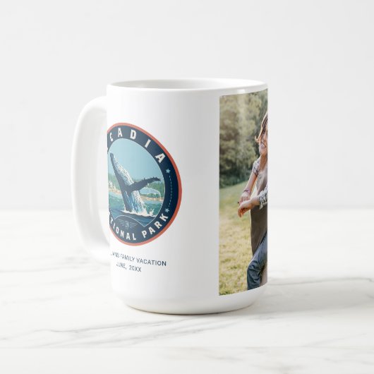 Acadia Nationalpark Kaffeetasse (Vorderseite Links)