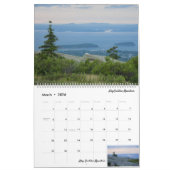 Acadia Nationalpark Kalender (Mär 2026)