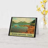 Acadia Nationalpark Karte (Gelbe Blume)