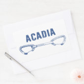 Acadia Nationalpark Klettersteig Schnellzug Rechteckiger Aufkleber (Umschlag)