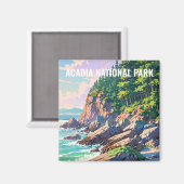 Acadia Nationalpark Magnet (Vorderseite/Rückseite)