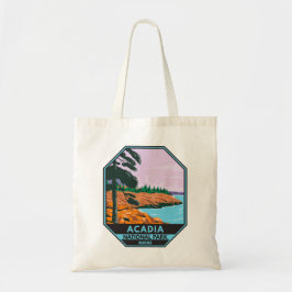 Acadia Nationalpark Maine Bar Harbor Vintag Tragetasche