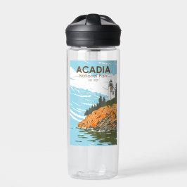 Acadia Nationalpark Maine Bar Harbor Vintag Trinkflasche