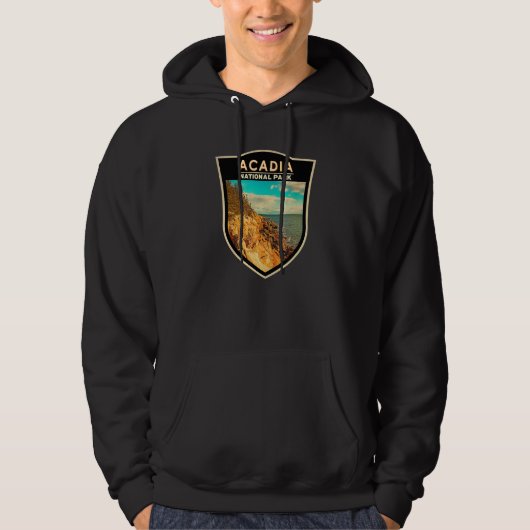 Acadia Nationalpark Maine Bar Harbour Hoodie (Vorderseite)