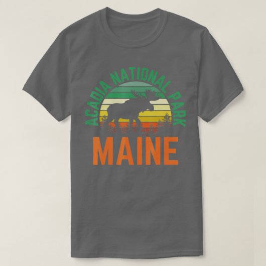 Acadia Nationalpark Maine Bar Harbour T-Shirt (Design vorne)
