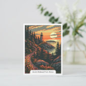 Acadia Nationalpark, Maine Lighthouse Travel Postkarte (Stehend Vorderseite)