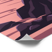 Acadia Nationalpark Maine Lighthouse Vintag Poster (Ecke)