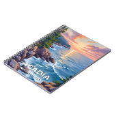 Acadia Nationalpark | Maine Malerei Art Notizblock (Linke Seite)
