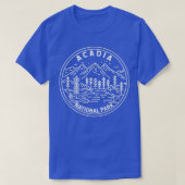 Acadia Nationalpark Maine Monoline 1 T-Shirt (Design vorne)