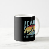 Acadia Nationalpark Maine Mountains Kaffeetasse (VorderseiteRechts)