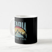 Acadia Nationalpark Maine Mountains Kaffeetasse (Vorderseite Links)
