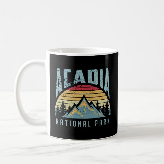 Acadia Nationalpark Maine Mountains Kaffeetasse (Links)