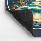 Acadia Nationalpark Maine Mousepad (Ecke)