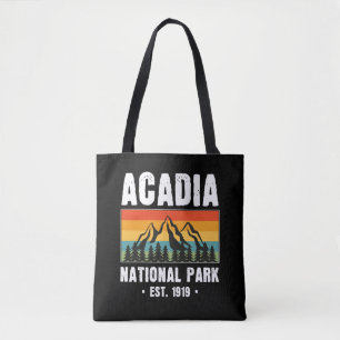 Acadia Nationalpark, Maine Retro Vintag Tasche