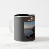 Acadia Nationalpark - Maine Zweifarbige Tasse (Vorderseite Links)