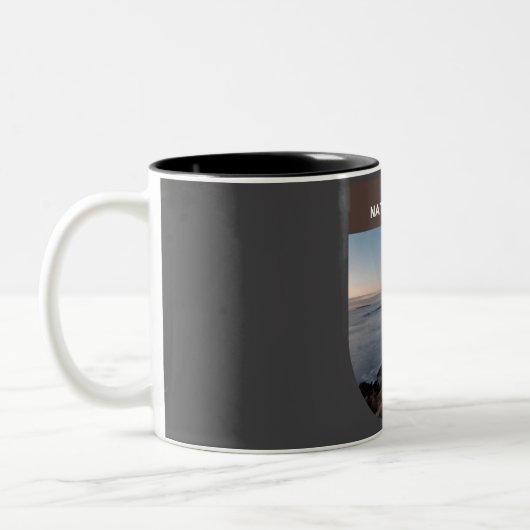 Acadia Nationalpark - Maine Zweifarbige Tasse (Links)