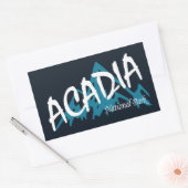 Acadia Nationalpark Mountains Rechteckiger Aufkleber (Umschlag)