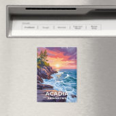 Acadia Nationalpark | Otter Cliffs Mainreise Magnet (In Situ (Geschirrspüler))