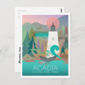Acadia Nationalpark Postcard Postkarte (Vorne/Hinten)