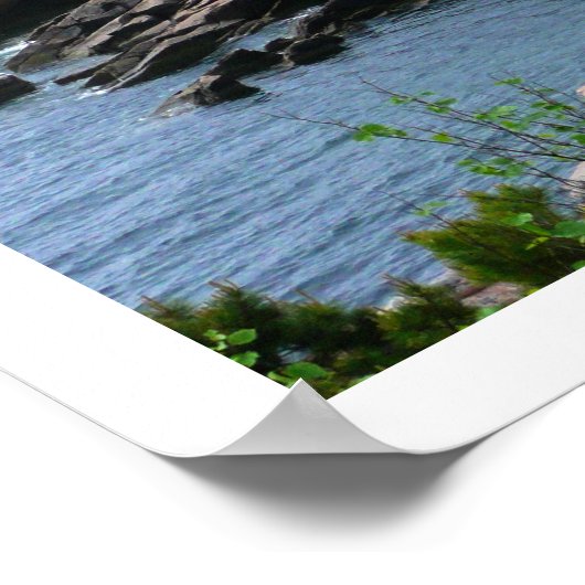 Acadia Nationalpark Poster (Ecke)