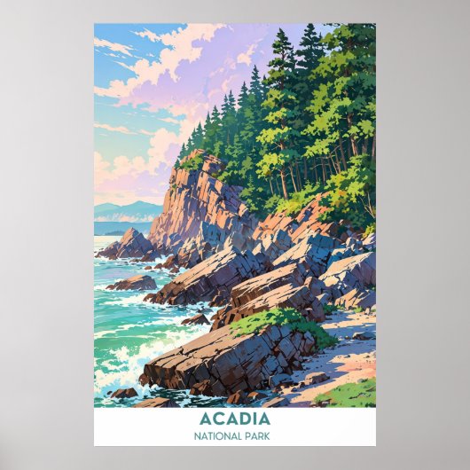 Acadia Nationalpark Poster (Vorne)