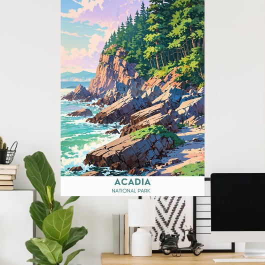 Acadia Nationalpark Poster (Heimbüro)