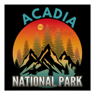 Acadia Nationalpark Poster