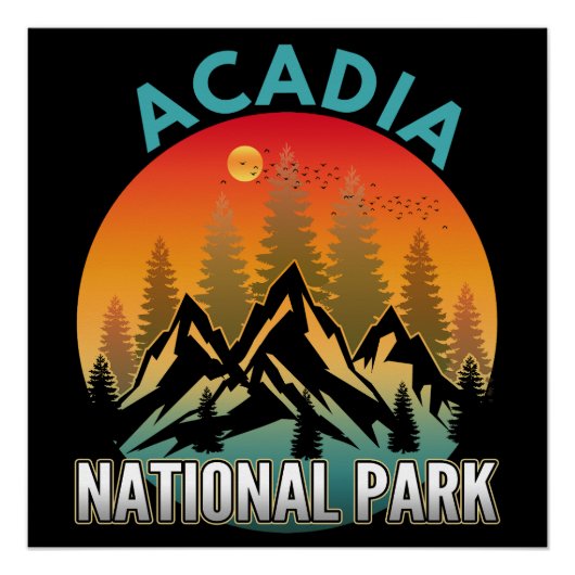 Acadia Nationalpark Poster (Vorderseite)