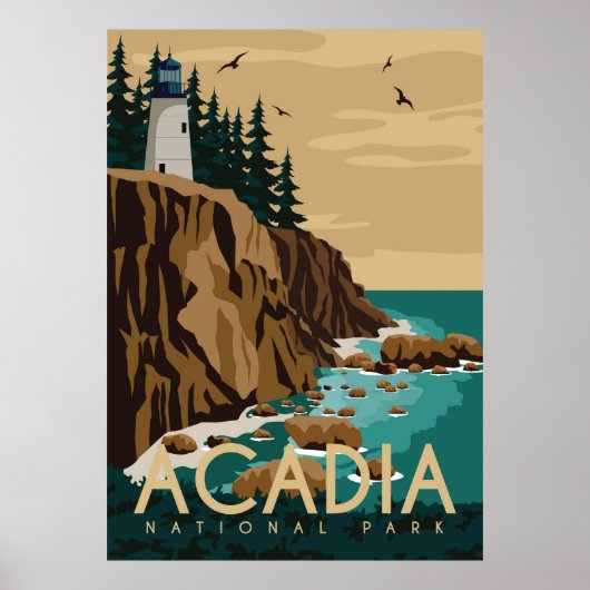 Acadia Nationalpark Poster (Vorne)