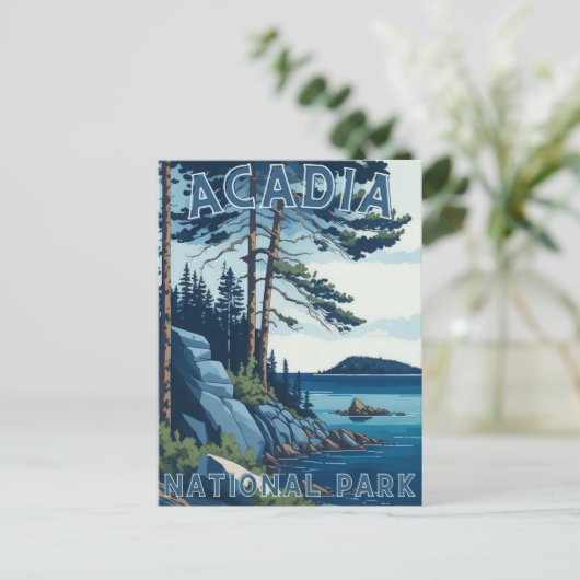 Acadia Nationalpark Postkarte (Stehend Vorderseite)