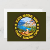 Acadia Nationalpark Postkarte (Vorne/Hinten)