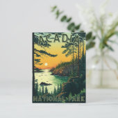 Acadia Nationalpark Postkarte (Stehend Vorderseite)