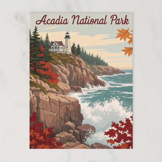 Acadia Nationalpark Postkarte