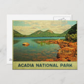 Acadia Nationalpark Postkarte (Vorne/Hinten)