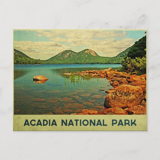 Acadia Nationalpark Postkarte (Vorderseite)