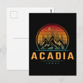 Acadia Nationalpark Postkarte (Vorne/Hinten)