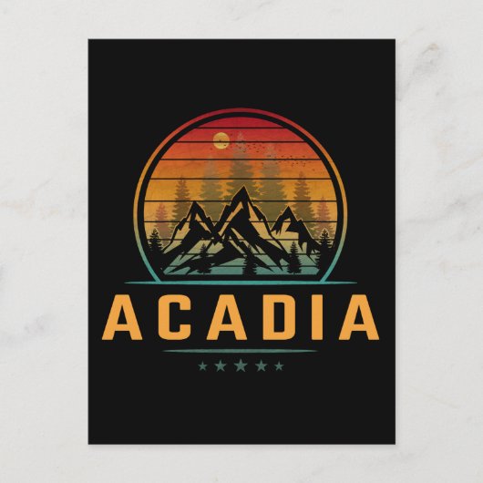 Acadia Nationalpark Postkarte (Vorderseite)